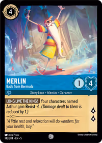 Merlin - Back from Bermuda #142 (Common)