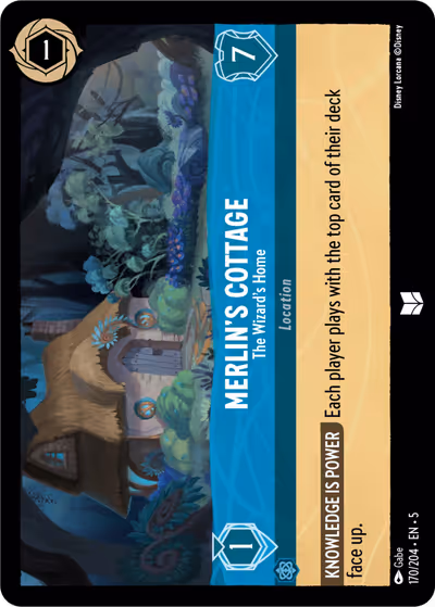Merlin's Cottage #170 — Shimmering Skies (Uncommon) · Disney Lorcana