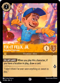 Fix-It Felix, Jr. - Delighted Sightseer #17 (Common)