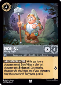 Bashful - Adoring Knight #189 (Uncommon)