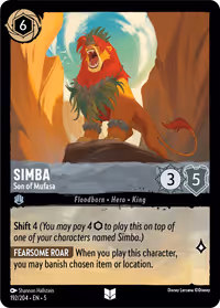 Simba - Son of Mufasa #192 (Uncommon)