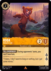 Koda - Talkative Cub #1 (Rare)