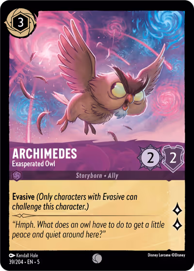 Archimedes - Exasperated Owl