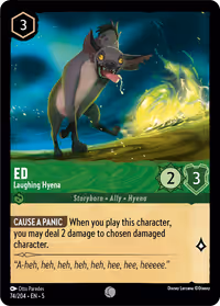 Ed - Laughing Hyena #74 (Common)