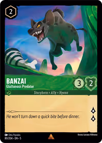 Banzai - Gluttonous Predator #80 (Rare)