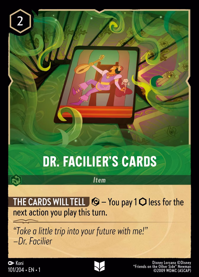Dr. Facilier's Cards #101 (Uncommon)