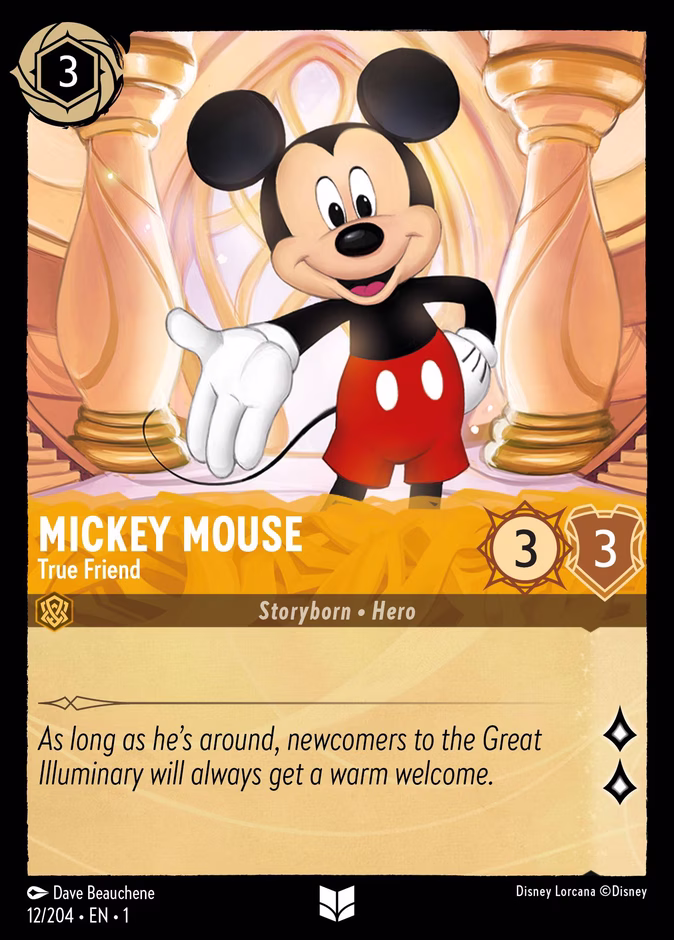 Mickey Mouse - True Friend #12 (Uncommon)