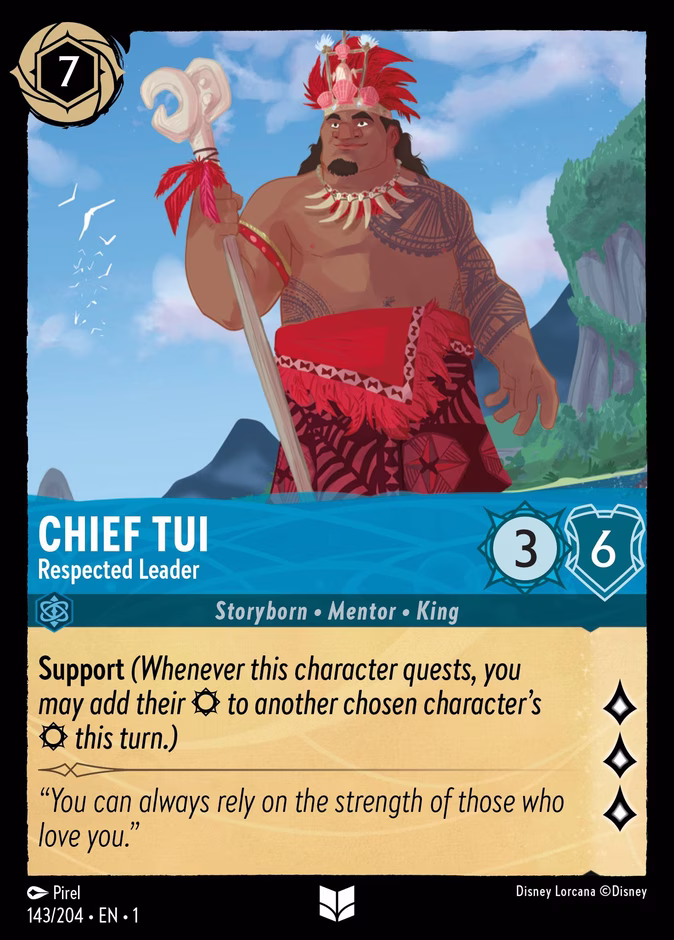 Chief Tui - Respected Leader #143 (Uncommon)