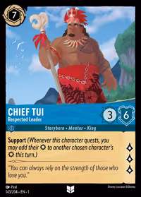Chief Tui - Respected Leader #143 (Uncommon)
