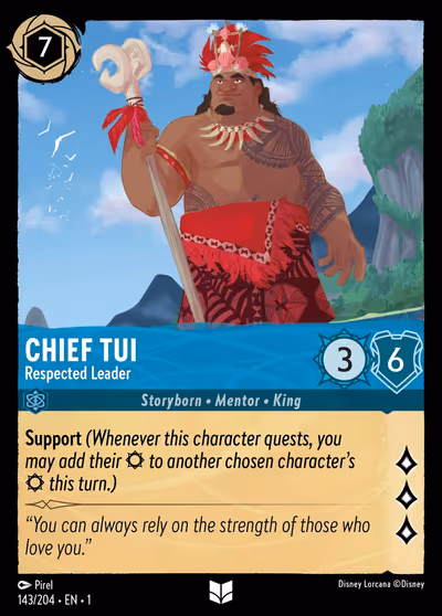 Chief Tui - Respected Leader