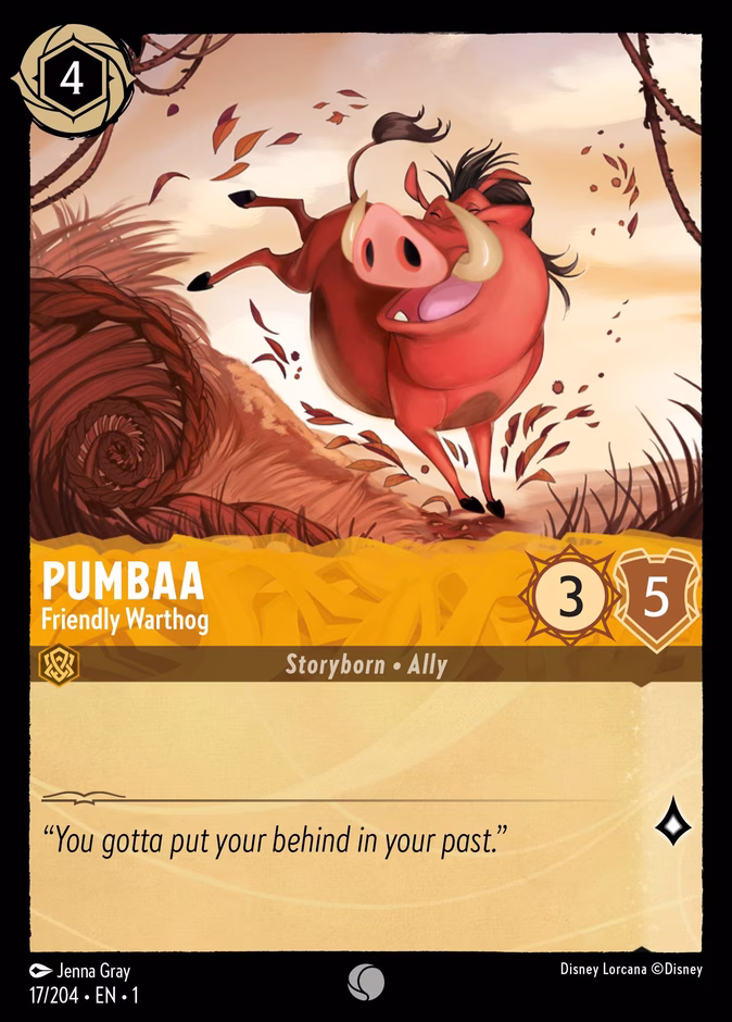 Pumbaa - Friendly Warthog #17 (Common)