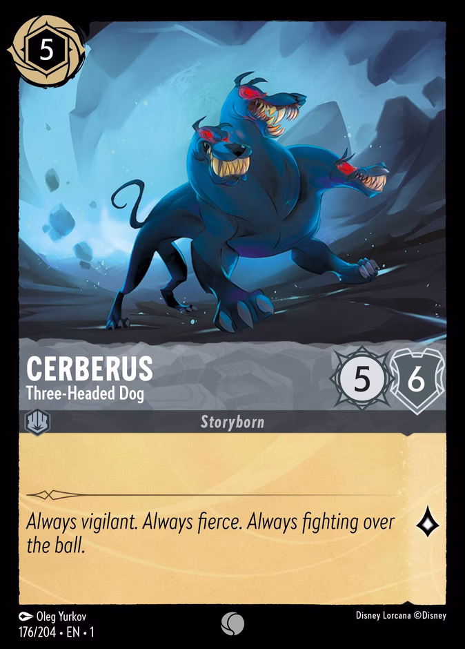 Cerberus - Three-Headed Dog #176 (Common)