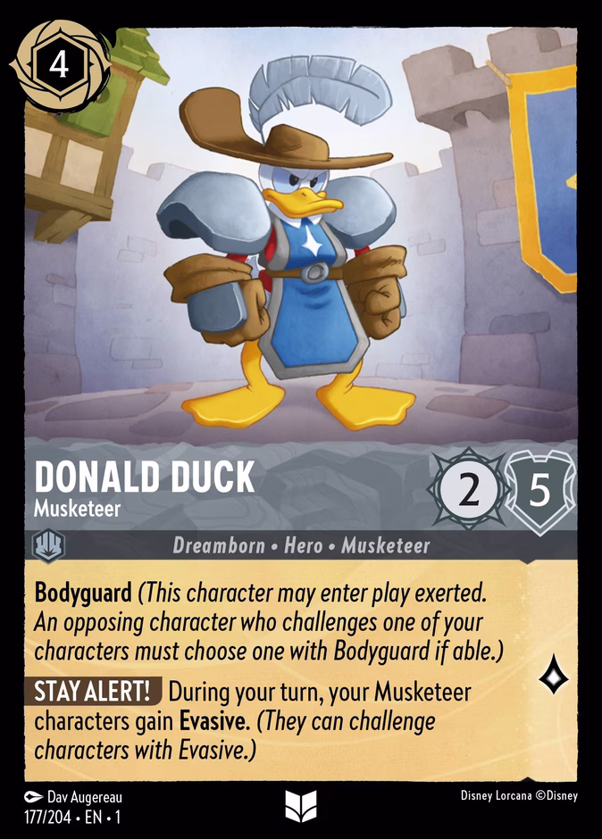 Donald Duck - Musketeer #177 (Uncommon)