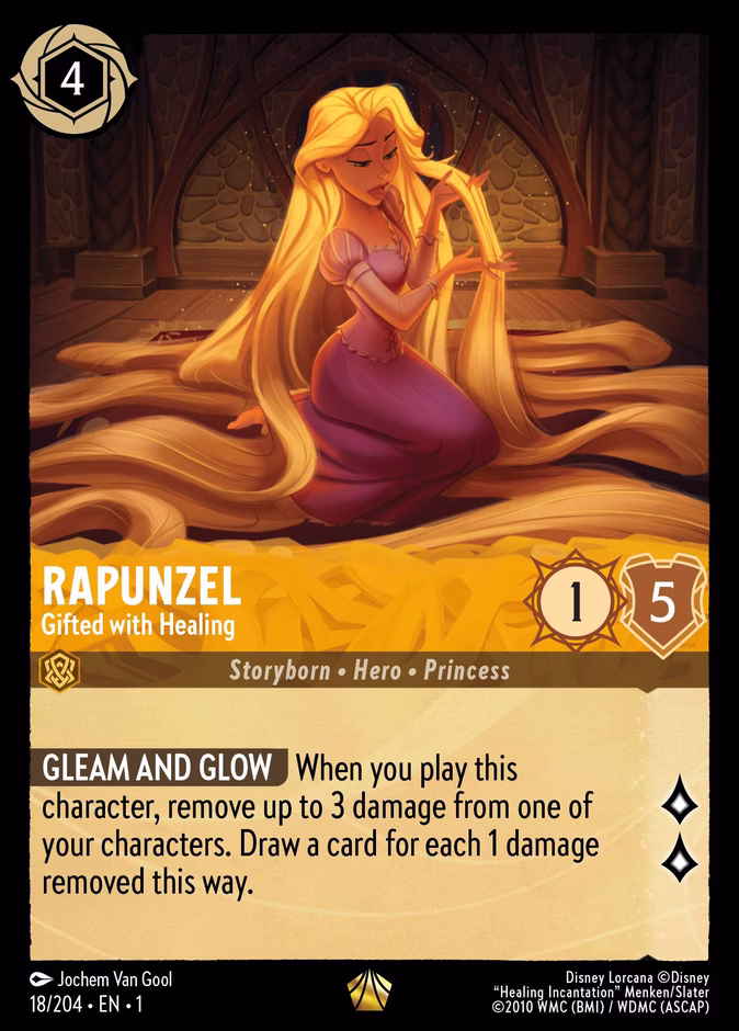 Rapunzel - Gifted with Healing — Disney Lorcana