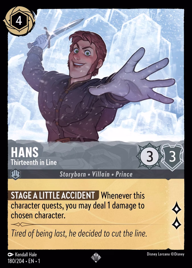Hans - Thirteenth in Line #180 (Super_rare)