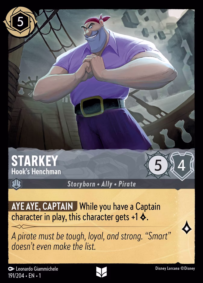 Starkey - Hook's Henchman #191 (Uncommon)