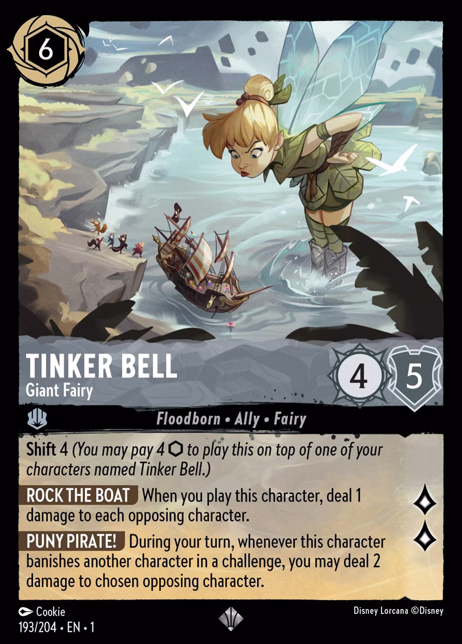 Tinker Bell - Giant Fairy #193 (Super_rare)