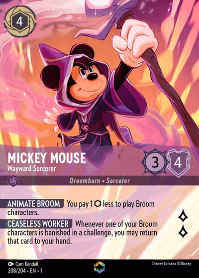 Mickey Mouse - Wayward Sorcerer #208