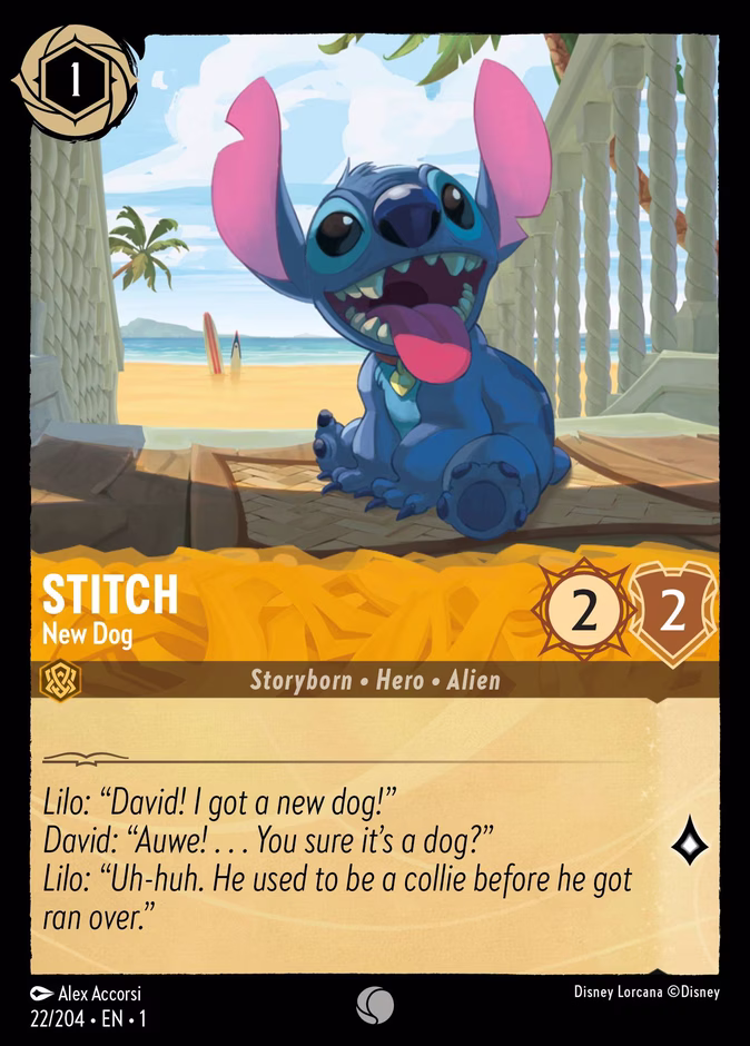 Stitch - New Dog #22 (Common)