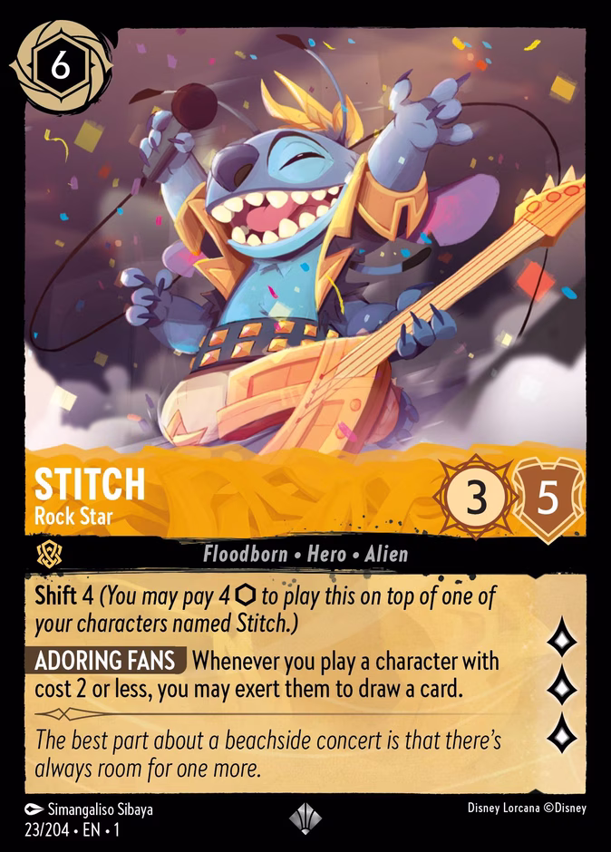 Stitch - Rock Star #23 (Super_rare)