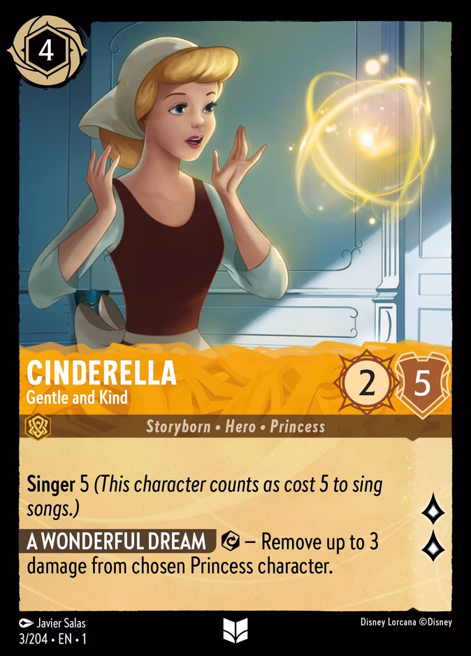 Cinderella - Gentle and Kind #3 (Uncommon)