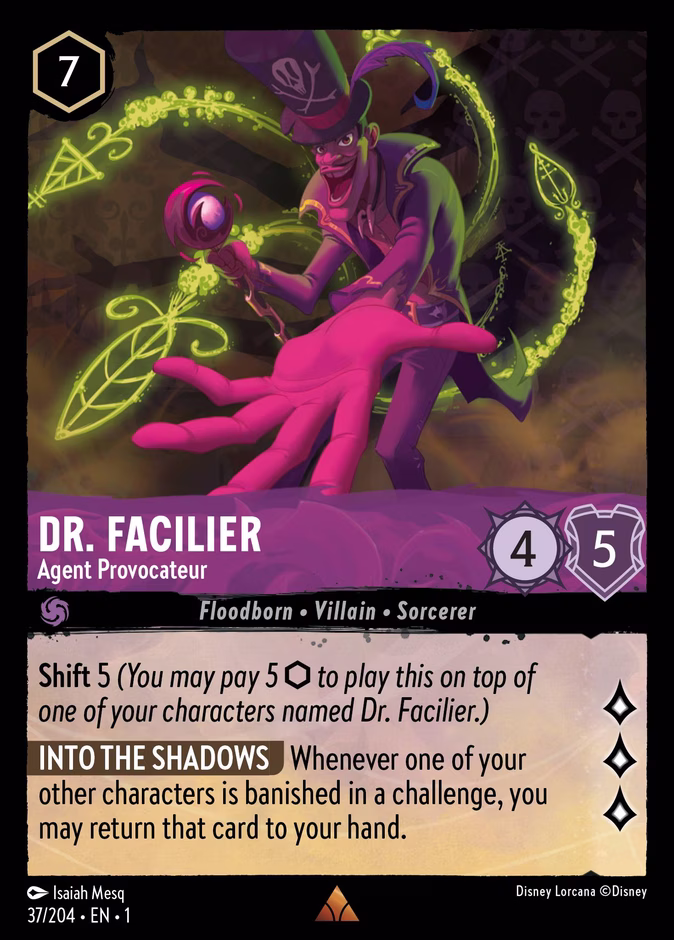 Dr. Facilier - Agent Provocateur #37 (Rare)