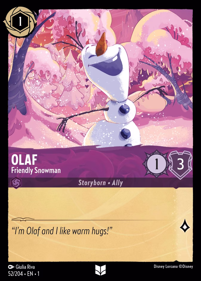 Olaf - Friendly Snowman #52 (Uncommon)