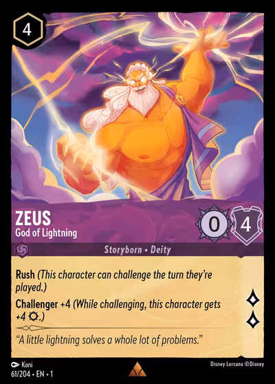 Zeus - God of Lightning