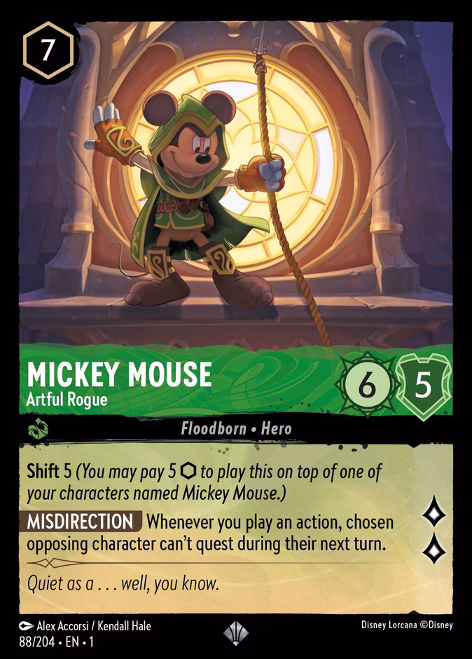 Mickey Mouse - Artful Rogue #88 (Super_rare)