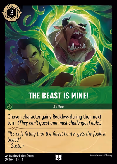 The Beast Is Mine!