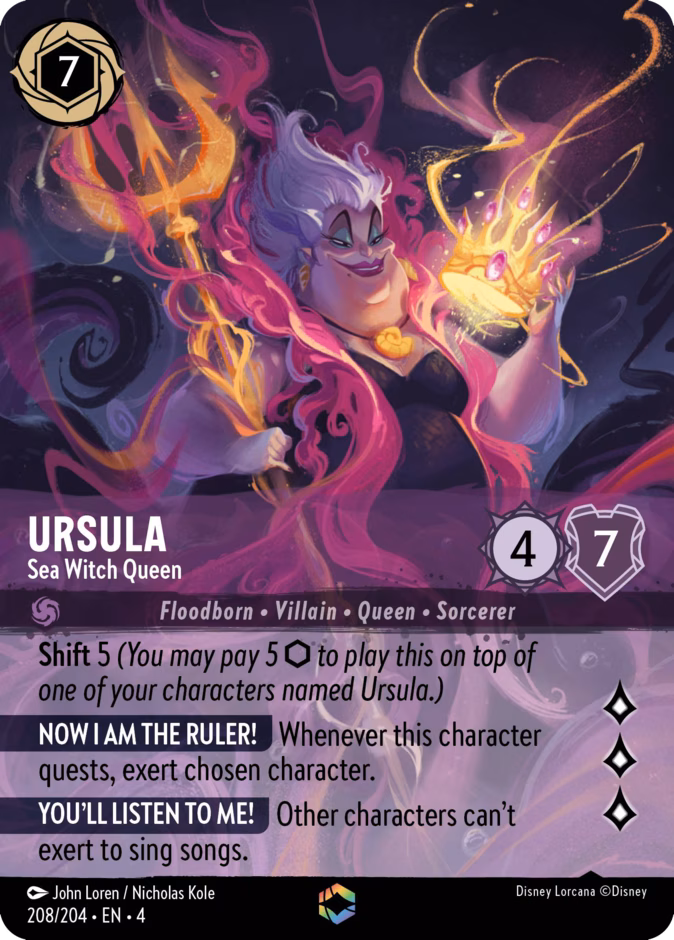 Ursula - Sea Witch Queen #208 #208 (Enchanted)