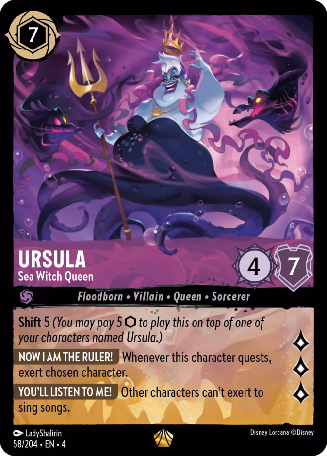 Ursula - Sea Witch Queen #58 (Legendary)