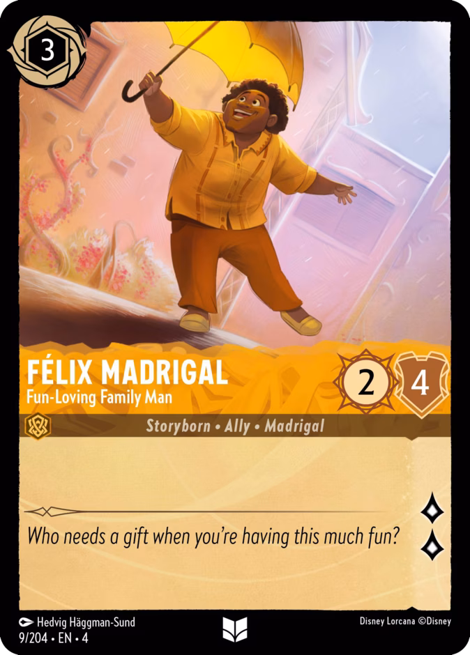 Felix Madrigal - Fun-Loving Family Man #9 (Uncommon)