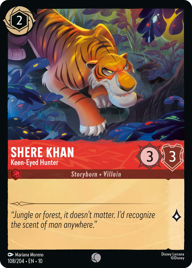 Shere Khan - Keen-Eyed Hunter #108 (Common)