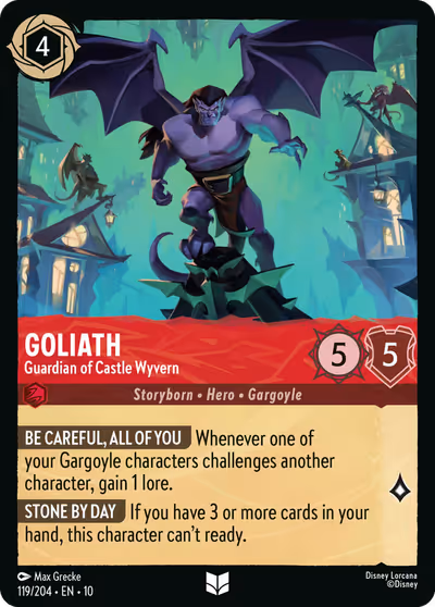 Goliath - Guardian of Castle Wyvern #119 — Whispers in the Well (Uncommon) · Disney Lorcana