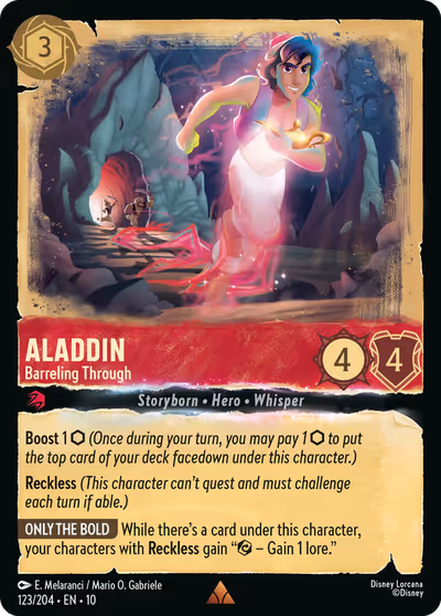 Aladdin - Barreling Through