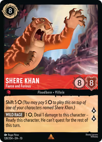 Shere Khan - Fierce and Furious #128 (Rare)