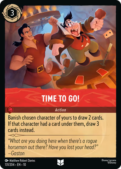 Time to Go!
