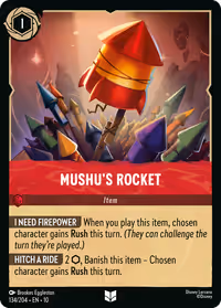 Mushu's Rocket #134 (Uncommon)