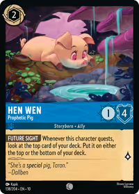 Hen Wen - Prophetic Pig #138 (Common)