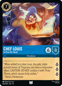 Chef Louis - In Over His Head #140 (Uncommon)