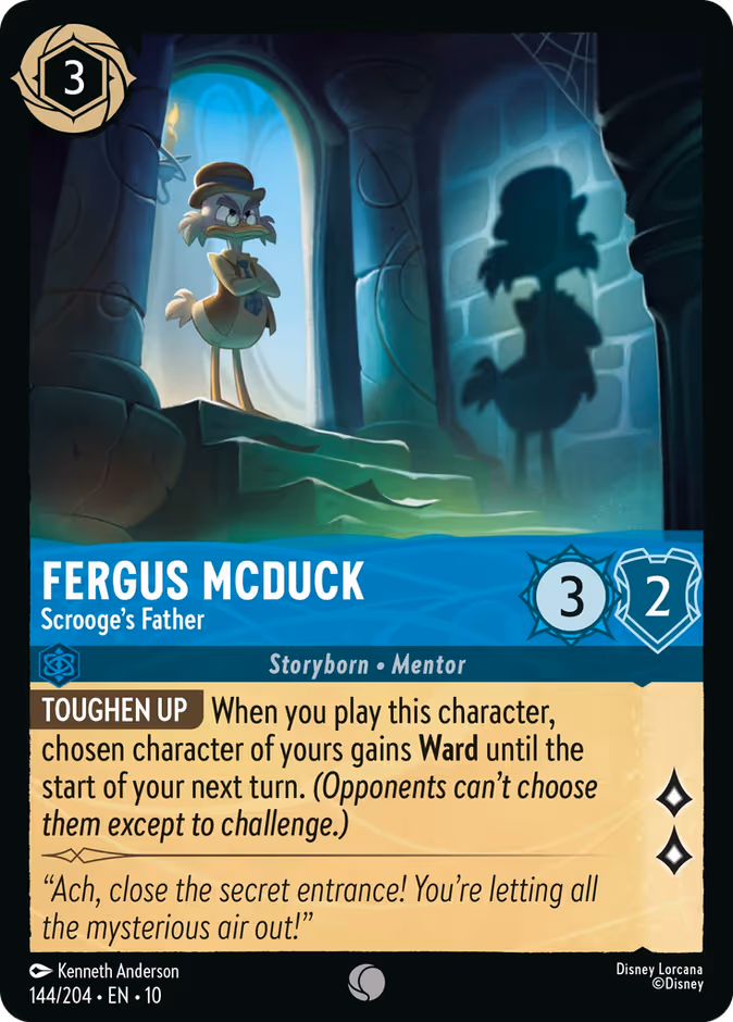 Fergus McDuck - Scrooge's Father #144 (Common)