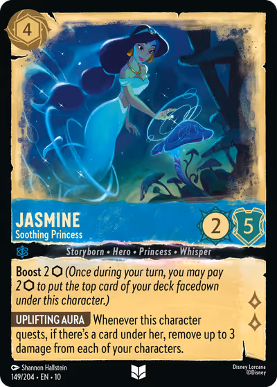 Jasmine - Soothing Princess #149 — Whispers in the Well (Uncommon) · Disney Lorcana