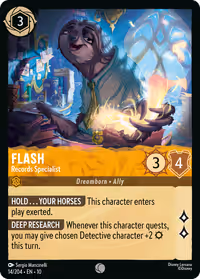 Flash - Records Specialist #14 (Common)