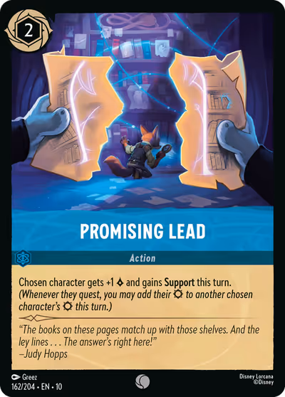 Promising Lead #162 Foil — Whispers in the Well (Common) · Disney Lorcana