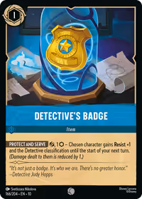 Detective's Badge #166 (Common)