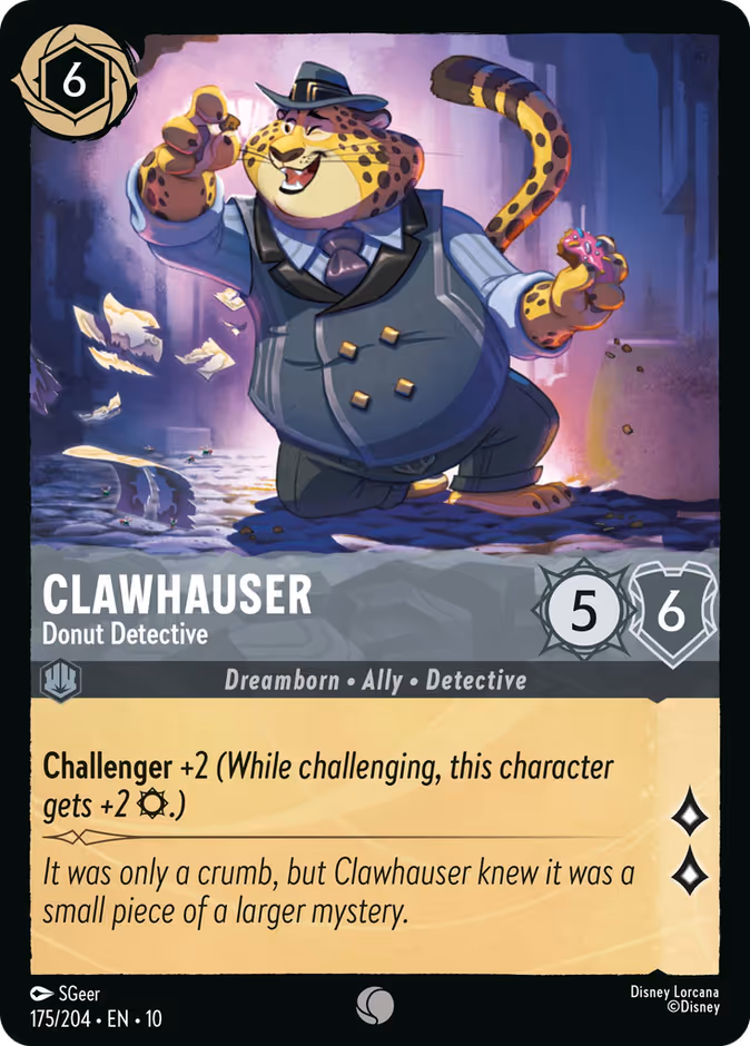 Clawhauser - Donut Detective #175 (Common)