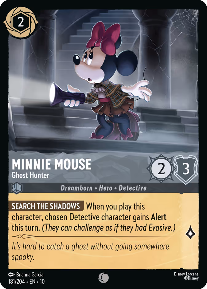 Minnie Mouse - Ghost Hunter #181 (Common)