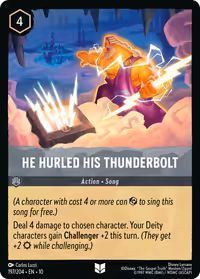 He Hurled His Thunderbolt #197 (Uncommon)
