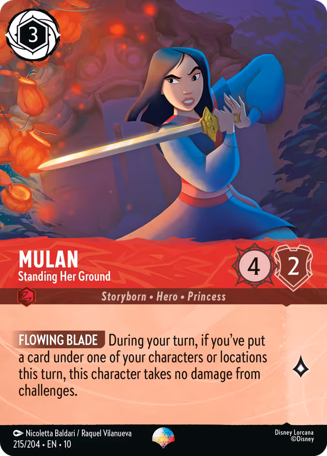 Mulan - Standing Her Ground #215 #215 (Epic)